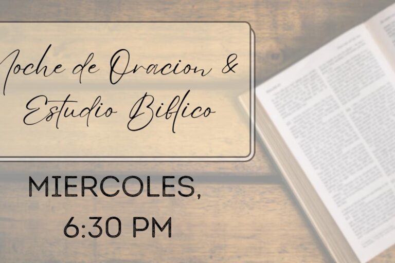 Iglesia Comunidad Cristiana de Tampa Miercoles Servicio de oracion